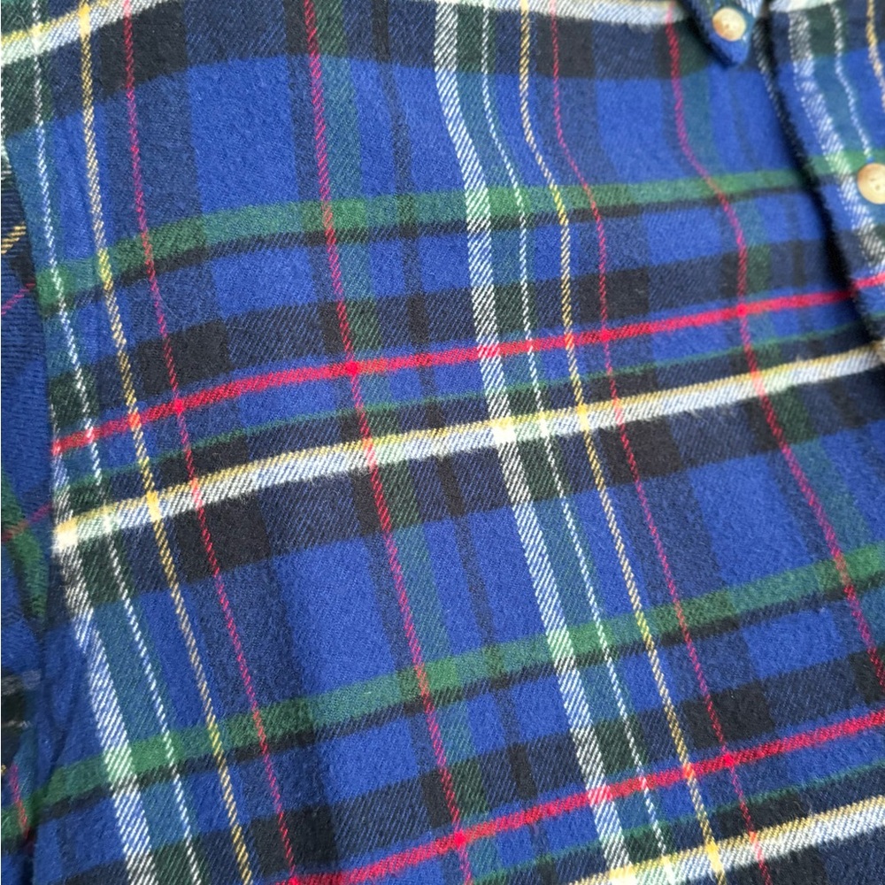 Ralph Lauren Blue Multicolor with soft cotton flannel and classic plaid pattern - Picture 8 of 9